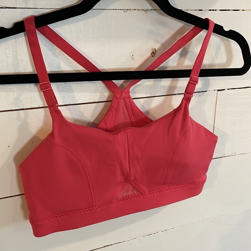 Athleta Pink Sprts Bra, Size M